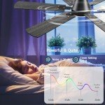 Smart RGB Ceiling Fan with Remote Control