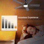 JSAITEE 52" Smart Ceiling Fan with Remote & App