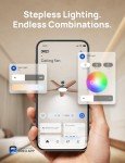 Dreo Smart Ceiling Fan with RGB Lighting