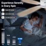 Smart 52" Ceiling Fan with Remote and Lights