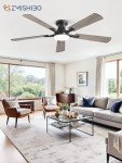 Smart 52-Inch Ceiling Fan with Dimmable Light