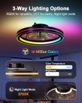 Smart Ceiling Fan Light with WiFi & Bluetooth