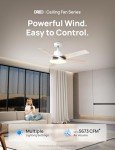 Dreo 52" Smart Ceiling Fan with Lights & Remote