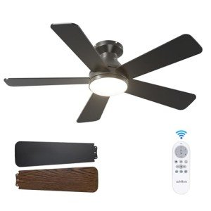 Addlon 42" Flush Mount Ceiling Fan with Lights
