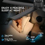 Smart 52-Inch Ceiling Fan with Lights and Alexa