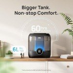 Dreo 6L Smart Ultrasonic Humidifier – Quiet & Versatile