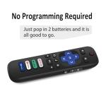 Gotellx 2-Pack Roku TV Replacement Remotes