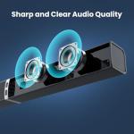 MZEIBO 80W Bluetooth Sound Bar for Smart TV