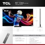 TCL 65-Inch 4K Mini-LED Google Smart TV