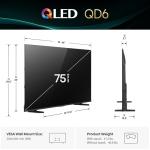 Hisense 75" QLED 4K Smart Fire TV