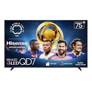 Hisense 75" QD7 Mini-LED 4K Smart TV