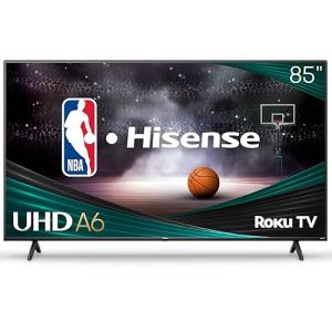 Hisense 85-Inch 4K Smart Roku TV - 2024 Model