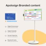 ApoloSign 32" Smart Portable TV with Wheels