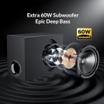 Assistrust 110W Sound Bar with Subwoofer