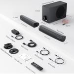 Assistrust 110W Sound Bar with Subwoofer