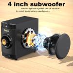 Compact Subwoofer for Home Theater with HDMI & Bluetooth