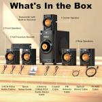 Compact Subwoofer for Home Theater with HDMI & Bluetooth