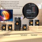 Compact Subwoofer for Home Theater with HDMI & Bluetooth