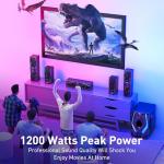 Bobtot 5.1 Surround Sound System with Strong Bass