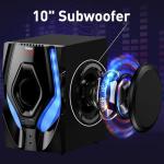 Bobtot 5.1 Surround Sound System with Strong Bass