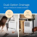 Wi-Fi Dehumidifier for Large Spaces – 32 Pint