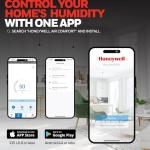 Honeywell Smart WiFi Dehumidifier for Large Spaces