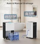 1500 Sq. Ft. Smart Dehumidifier with Drain Hose