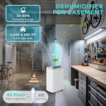 Smart 65 Pint Dehumidifier with WiFi Control