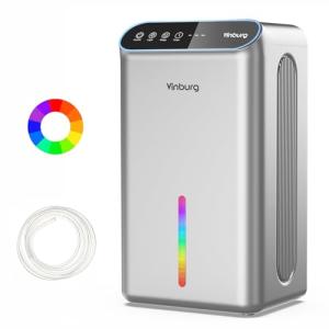 Quiet 85 OZ Dehumidifier for Home and Basement