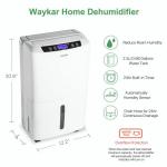 Waykar 2000 Sq. Ft Dehumidifier with Easy Drainage