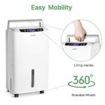 Waykar 2000 Sq. Ft Dehumidifier with Easy Drainage