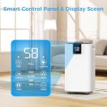 Smart 45 Pint Dehumidifier for Large Spaces