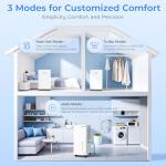 Smart Dehumidifier for Home, App-Controlled, 60 Pints