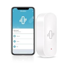 Smart Window Alarm Sensor with Vibration Alerts
