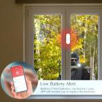 Smart Window Alarm Sensor with Vibration Alerts