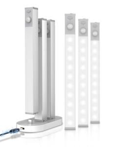 6 Pack Rechargeable Motion Sensor LED Lights