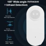 Haozee Smart Zigbee Motion Sensor with Light Detection