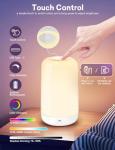 Rechargeable Smart Touch Multi-Color Table Lamp