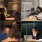 Airlonv LED Desk Lamp with Dimming Gooseneck
