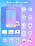 Rechargeable Smart Touch Multi-Color Table Lamp