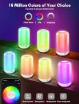 Rechargeable Smart Touch Multi-Color Table Lamp