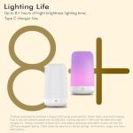 Smart App-Controlled Dimmable RGB Table Lamp