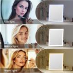 Lighted Makeup Mirror with 3 Colors & Rotation