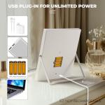 Lighted Makeup Mirror with 3 Colors & Rotation