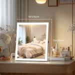Lighted Makeup Mirror with 3 Colors & Rotation