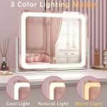 ROLOVE Lighted Vanity Mirror with Dimmable LEDs