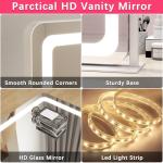 ROLOVE Lighted Vanity Mirror with Dimmable LEDs