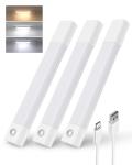 EZVALO 3-Pack Wireless Motion Sensor LED Lights