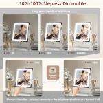 Beelux LED Makeup Mirror with 10X Magnification