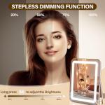 Light Up Makeup Mirror with Smart Touch Control